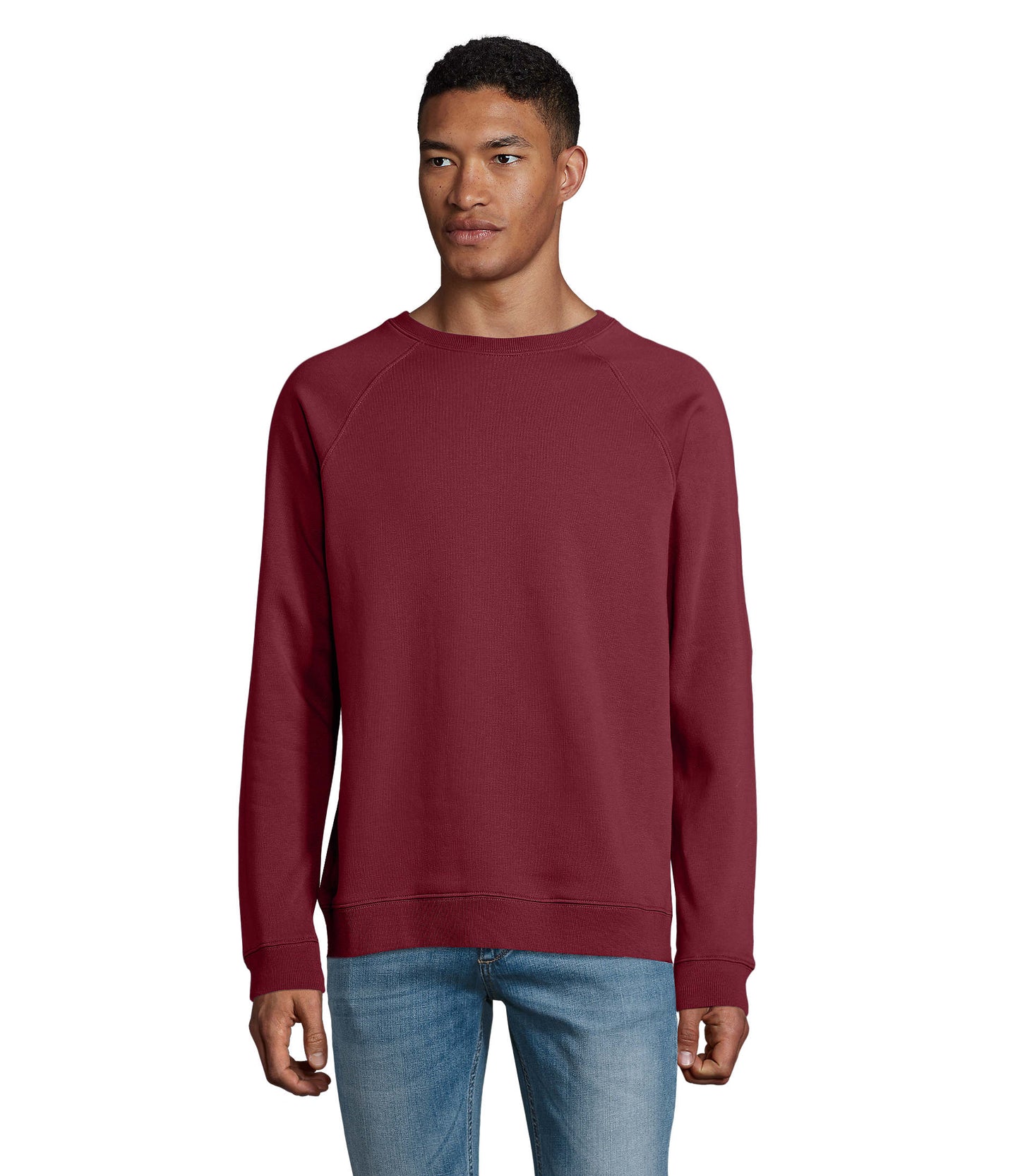 03567 Sudadera unisex de cuello redondo