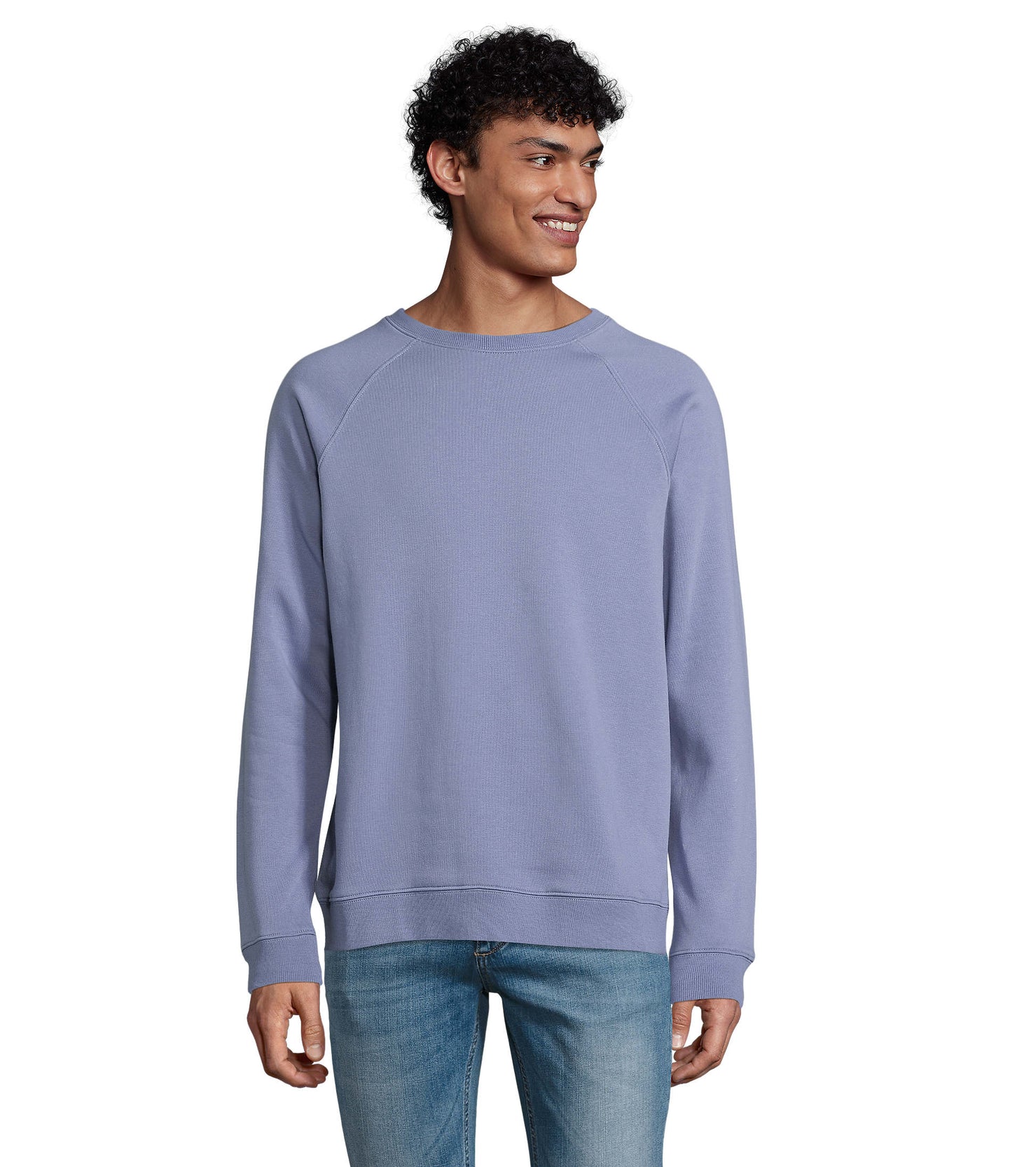 03567 Sudadera unisex de cuello redondo