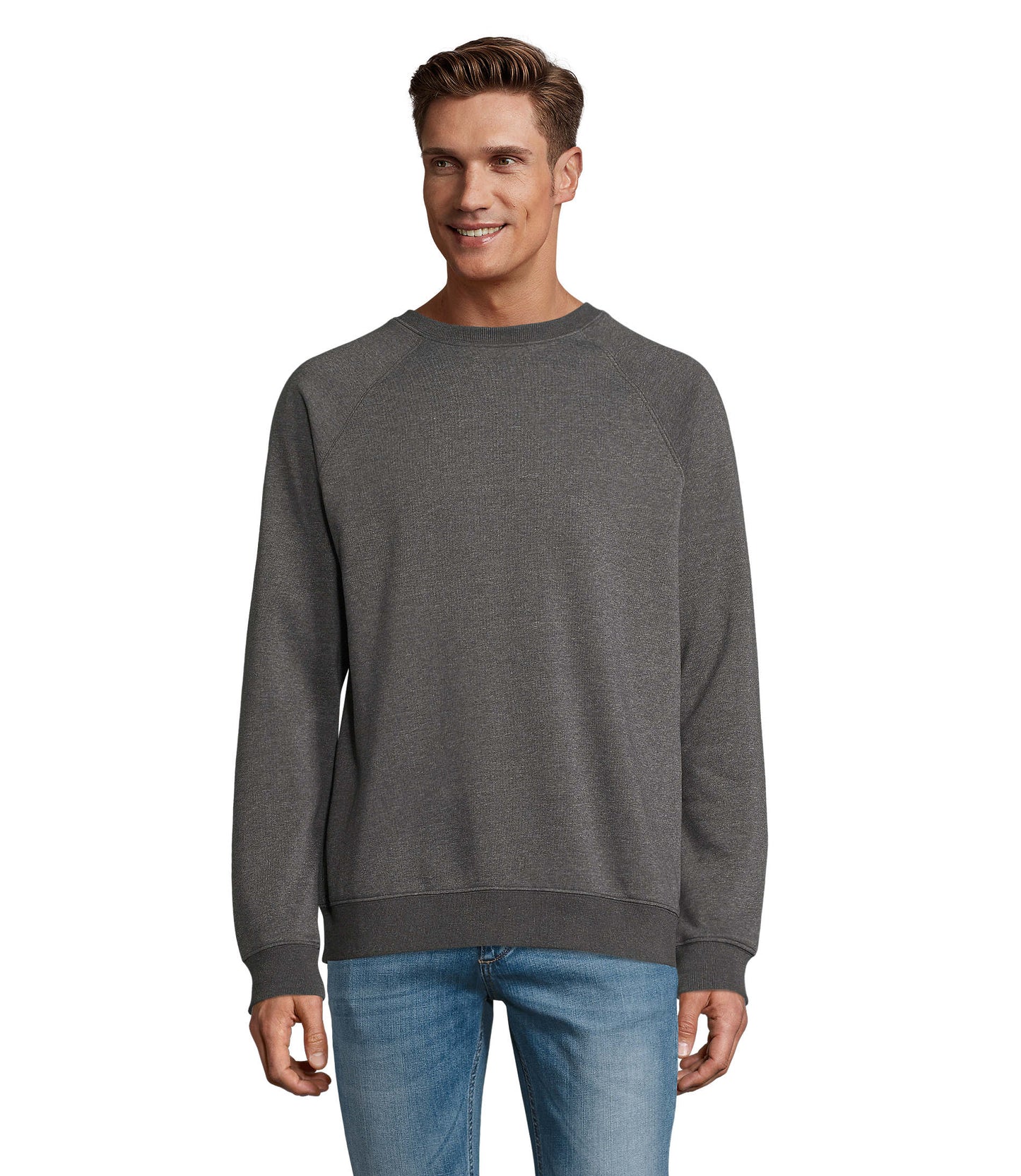 03567 Sudadera unisex de cuello redondo