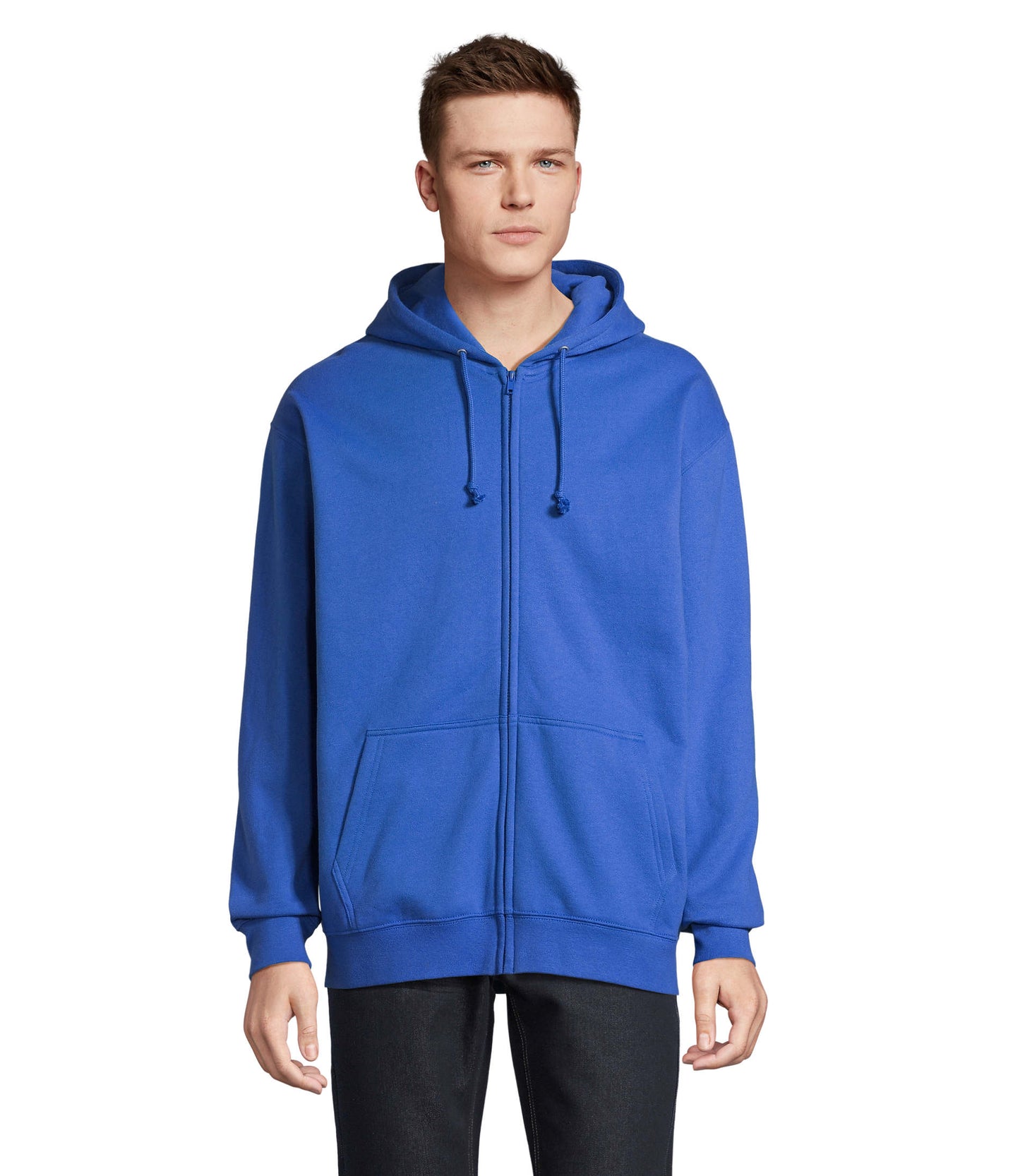 03812 Sudadera unisex con cremallera y capucha