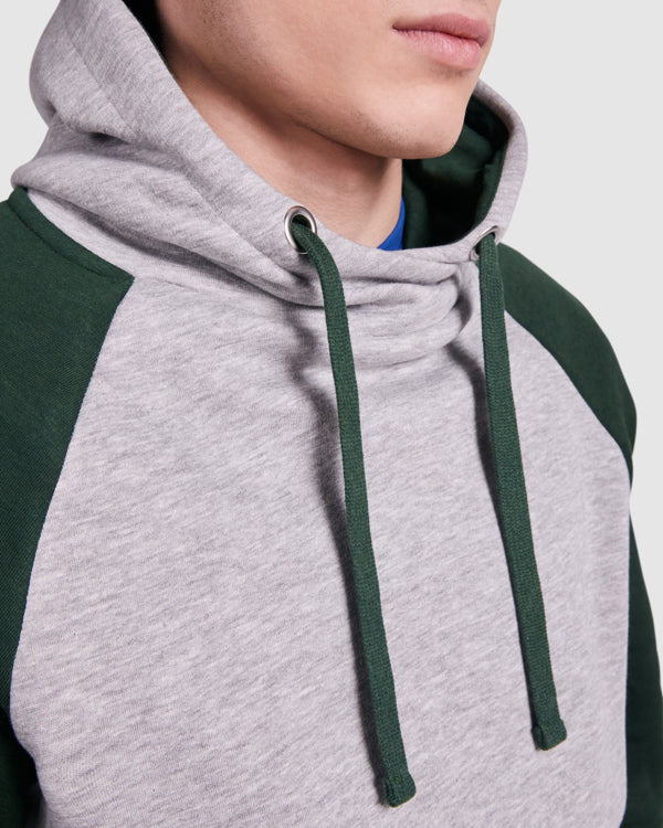 Sudadera bicolor unisex BADET