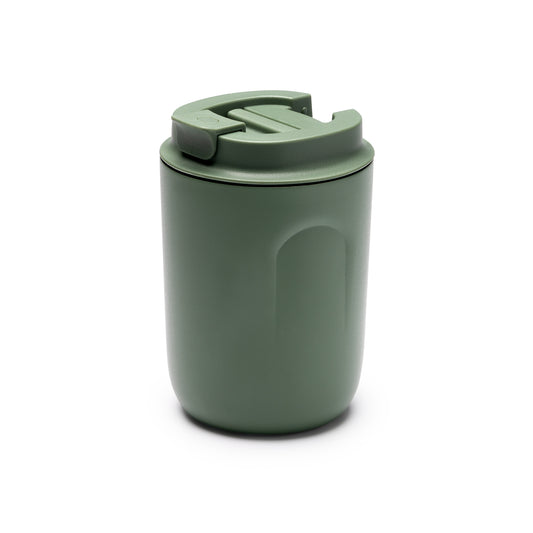 Vaso térmico de acero inoxidable 304 de doble pared. Con una capacidad de 250 ml.