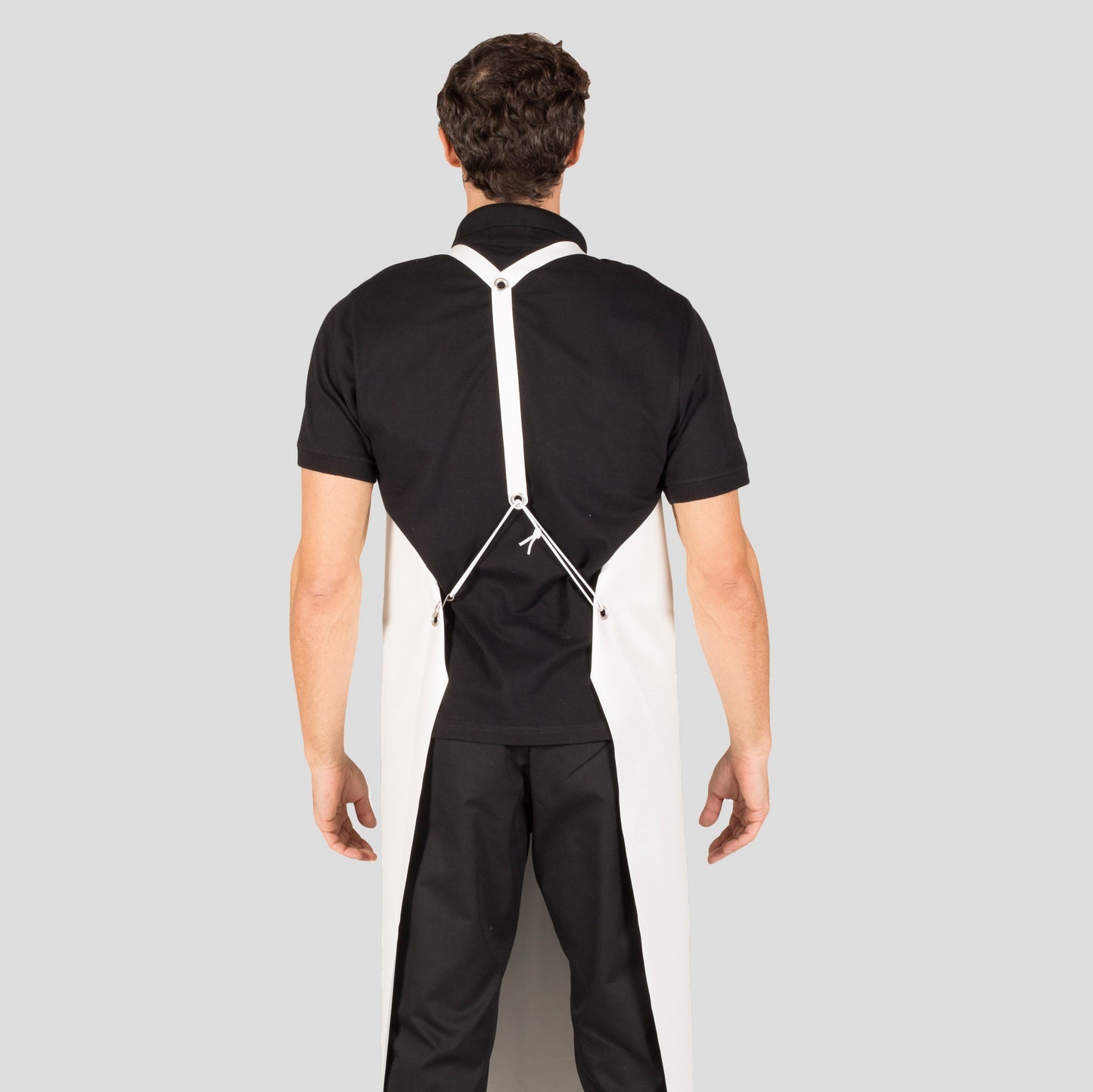 DELANTAL CON PETO POLIURETANO ANDREW 115X90 CM