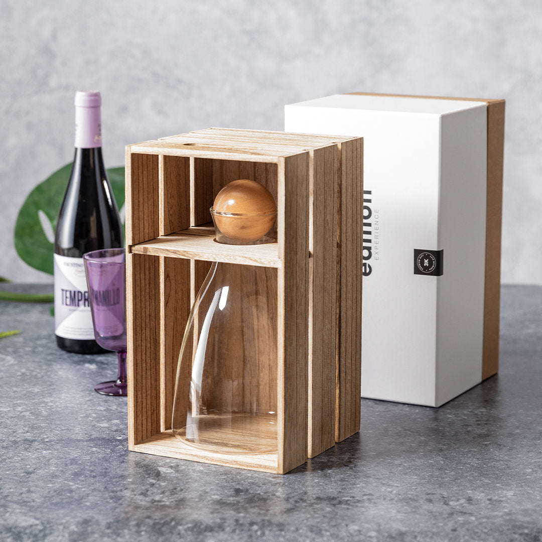 Elegante decantador Limited Edition. Una sofisticada y sorprendente pieza de diseño