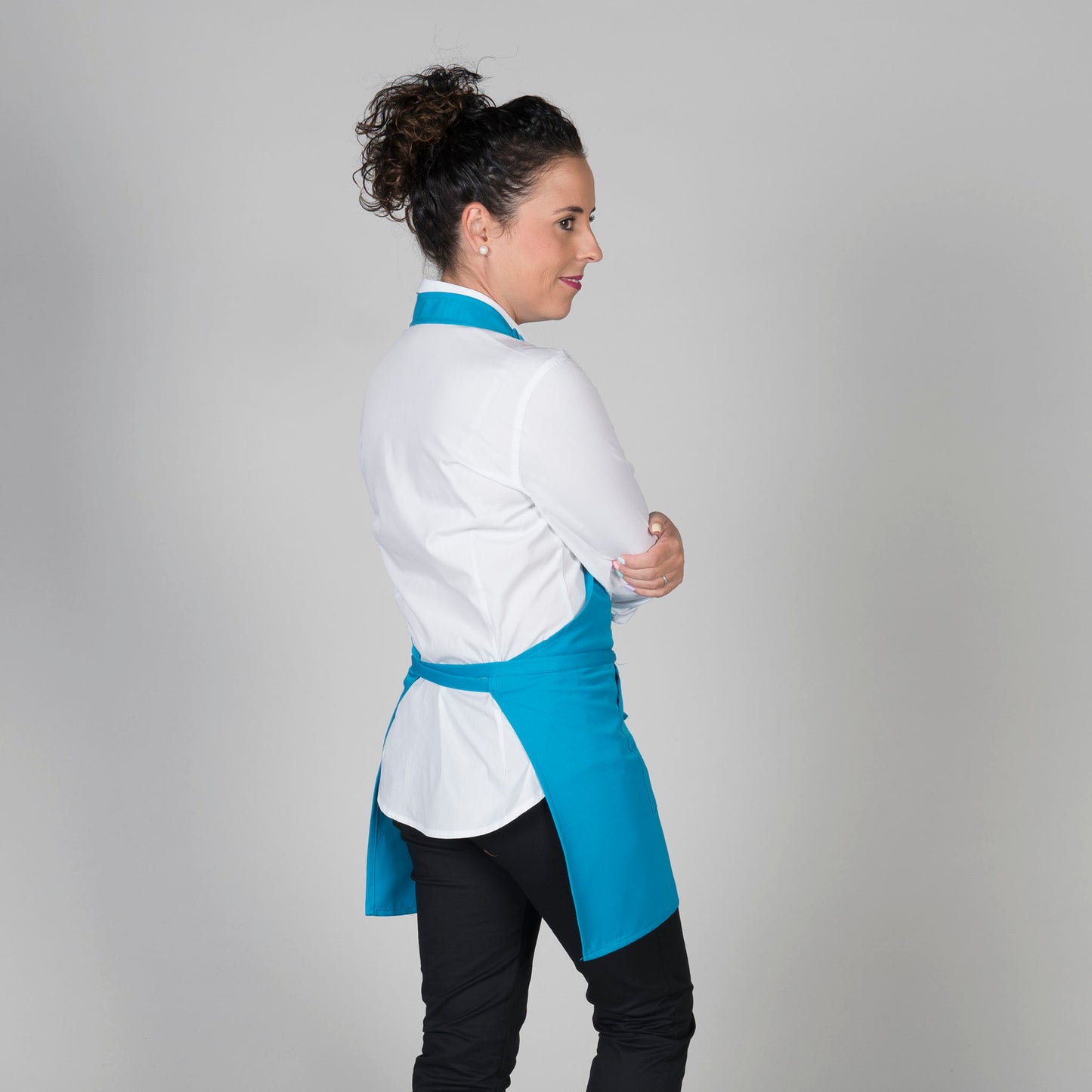 DELANTAL BISTRO SARGA POLIESTER 80X65 CM