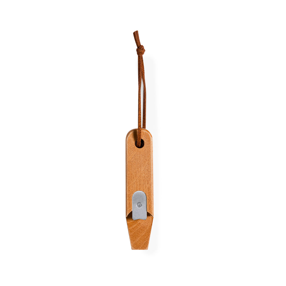Original abridor de botellas en madera