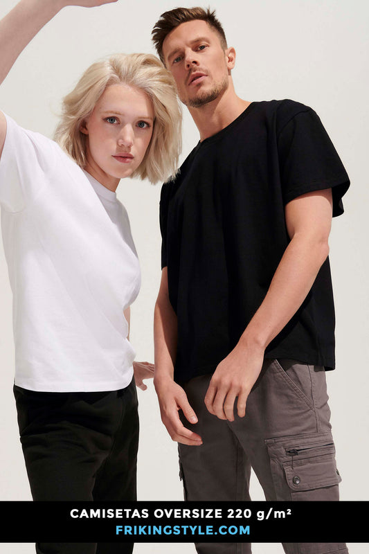Camiseta  OVERSIZE MODA 220 g/m²