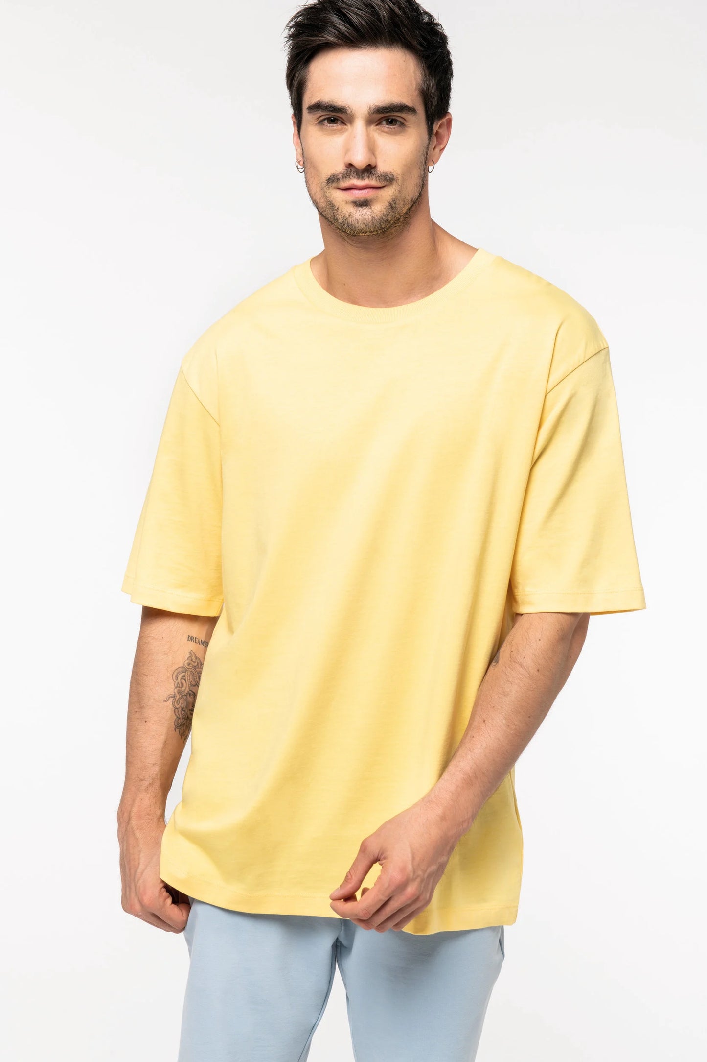 Camiseta hombros caídos hombre OVERSIZE