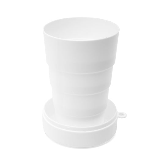 Vaso plegable anti-bacterias. 220 ml. de capacidad