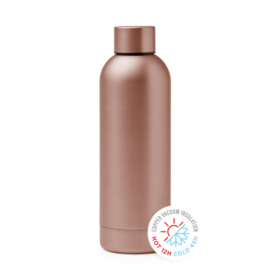 Bidón térmico de acero inoxidable con doble pared con aislamiento de cobre