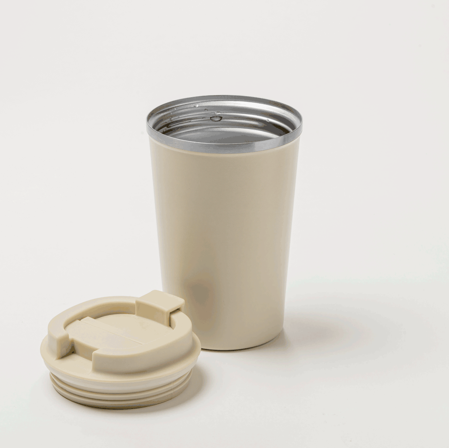 Vaso térmico de acero inoxidable 304 de doble pared. Capacidad de 450 ml.