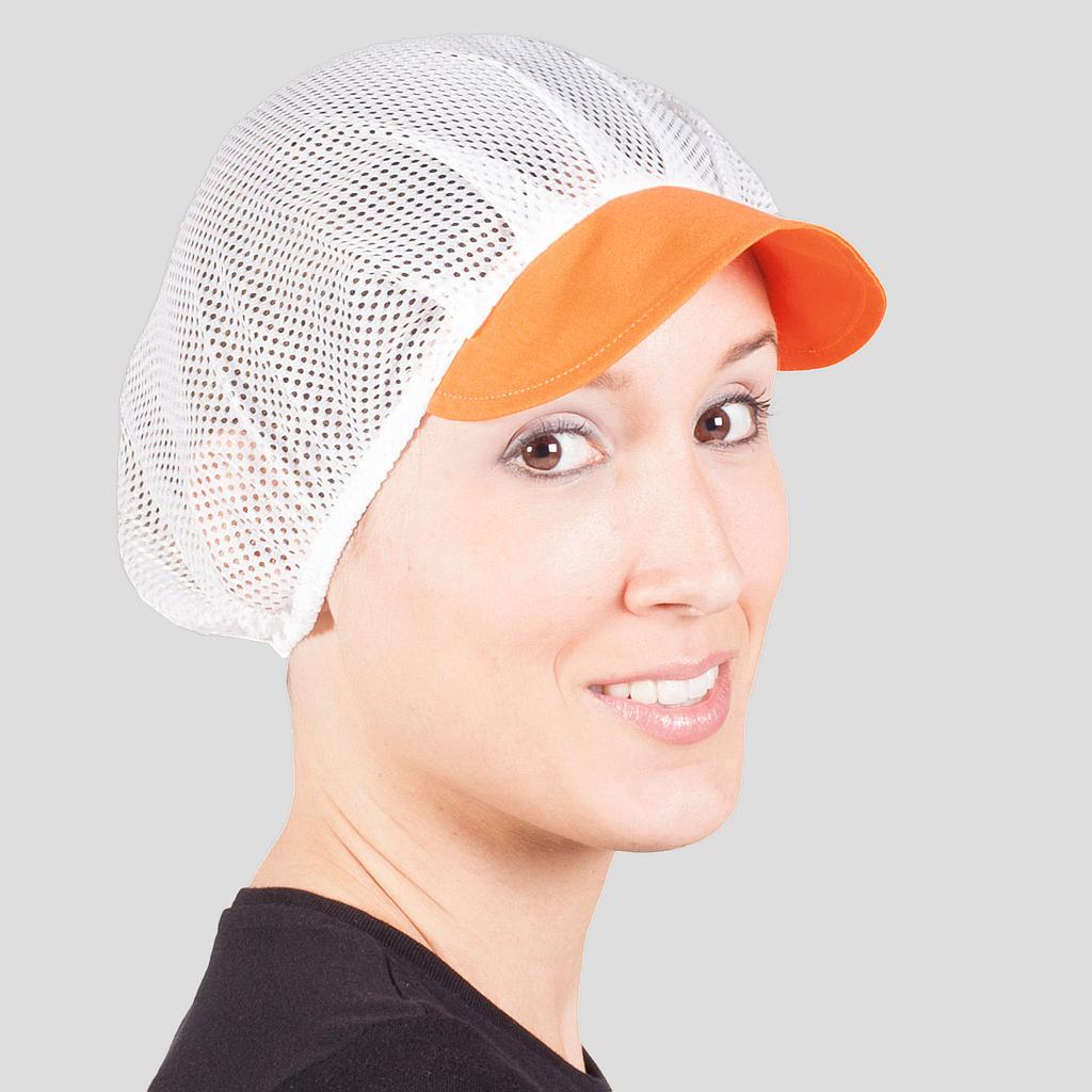 GORRO MUJER REJILLA VISERA COLOR (PAQ. 10 UNID)