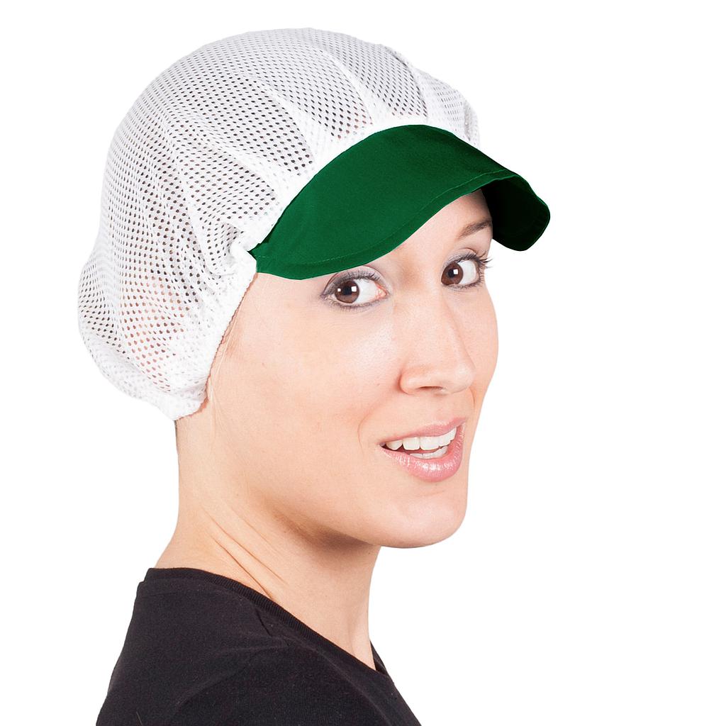 GORRO MUJER REJILLA VISERA COLOR (PAQ. 10 UNID)