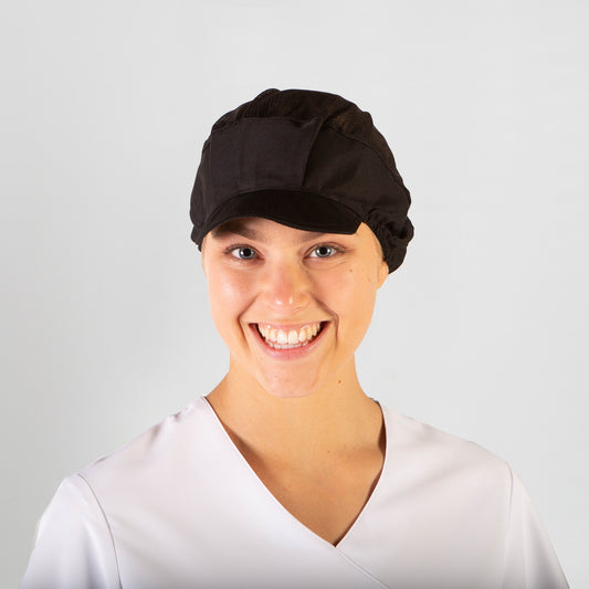 GORRO MUJER REJILLA Y VISERA RIGIDA (PAQ. 10 UNID)