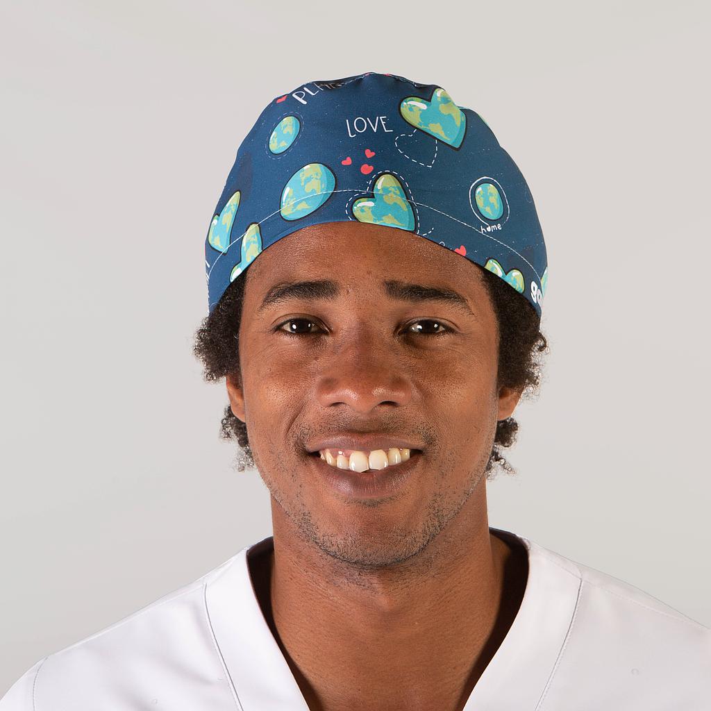 GORRO CIRUJANO TIRAS TEJIDO RECICLADO