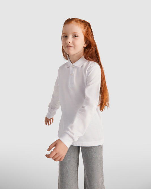 Polo de manga larga.Niña