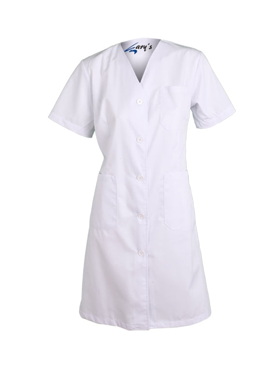 BATA MUJER C/PICO M/C BLANCA