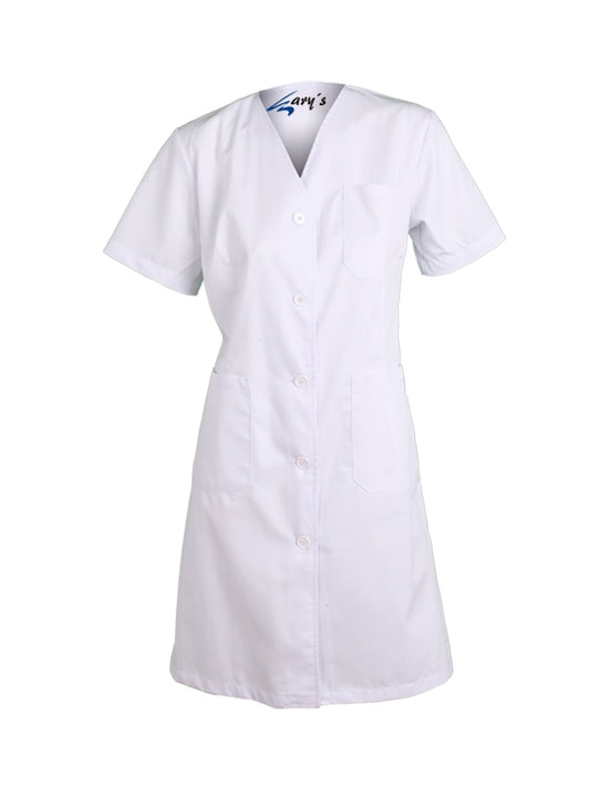 BATA MUJER C/PICO M/C BLANCA