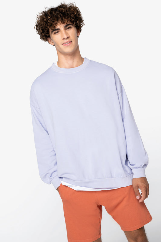 Sudadera ecorresponsable oversize French Terry unisex.