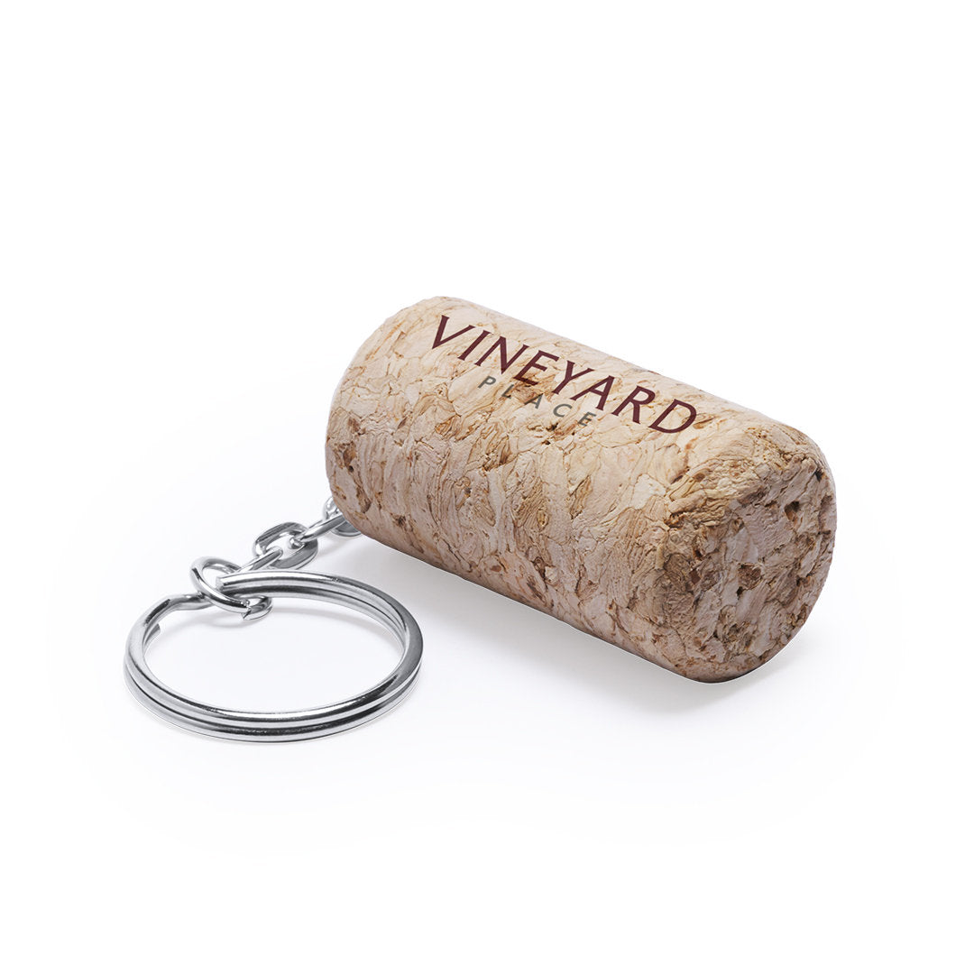Llavero enólogo de corcho natural para los amantes del vino