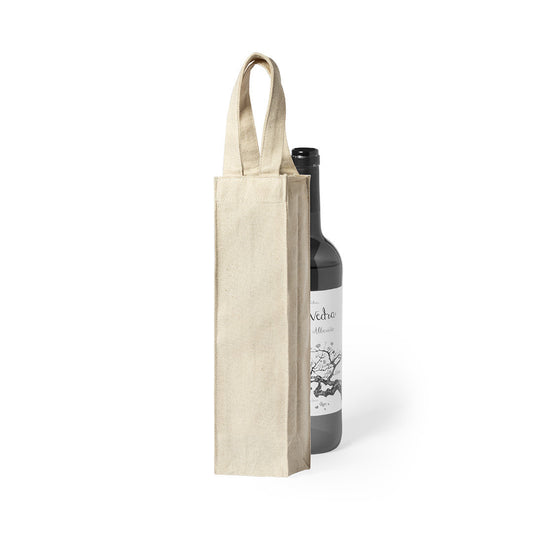 Bolsa de canvas de 220g/m2 para botella de vino de 75cl.