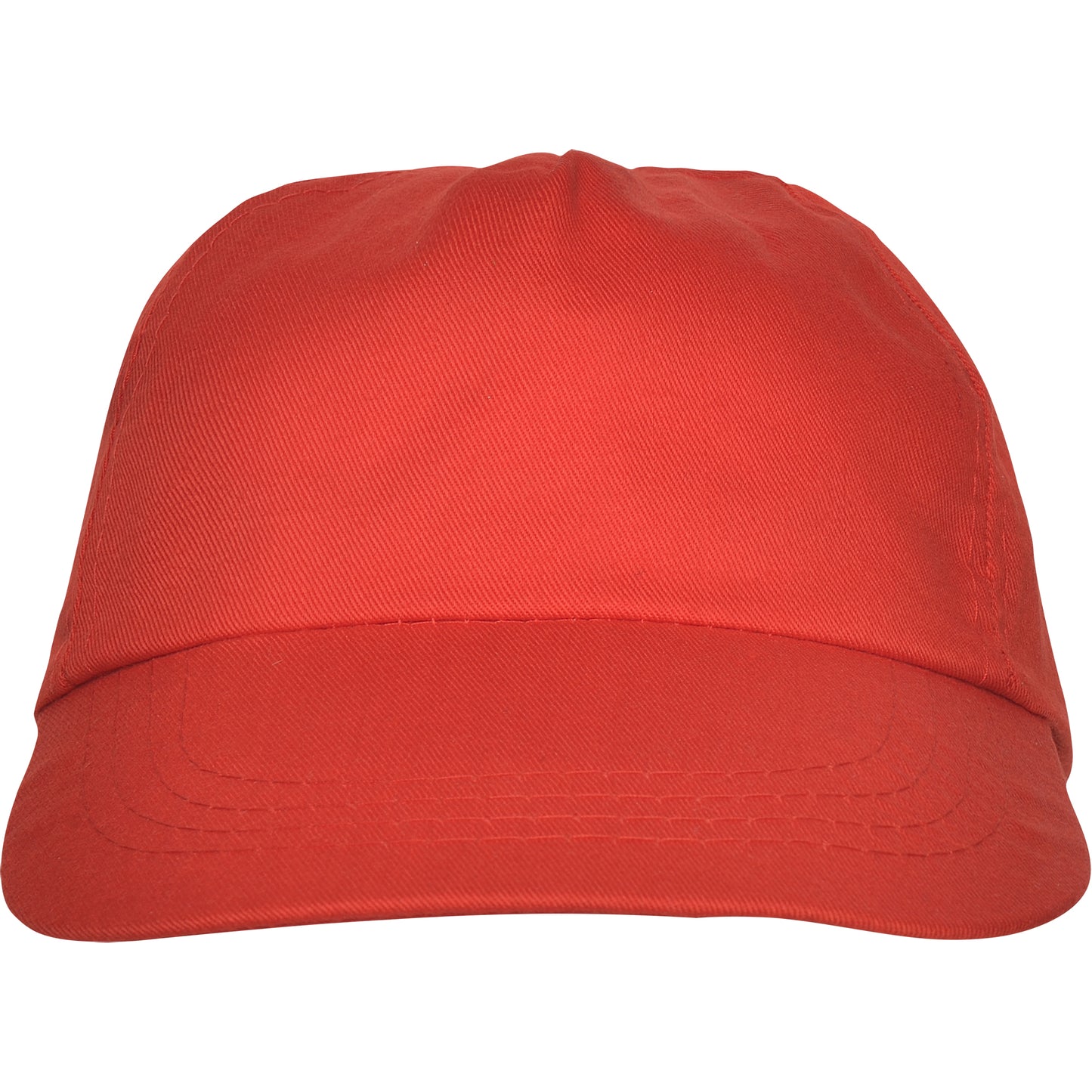 Gorra 5 paneles. 2 agujeros de ventilación bordados. 4 líneas pespunte en visera.