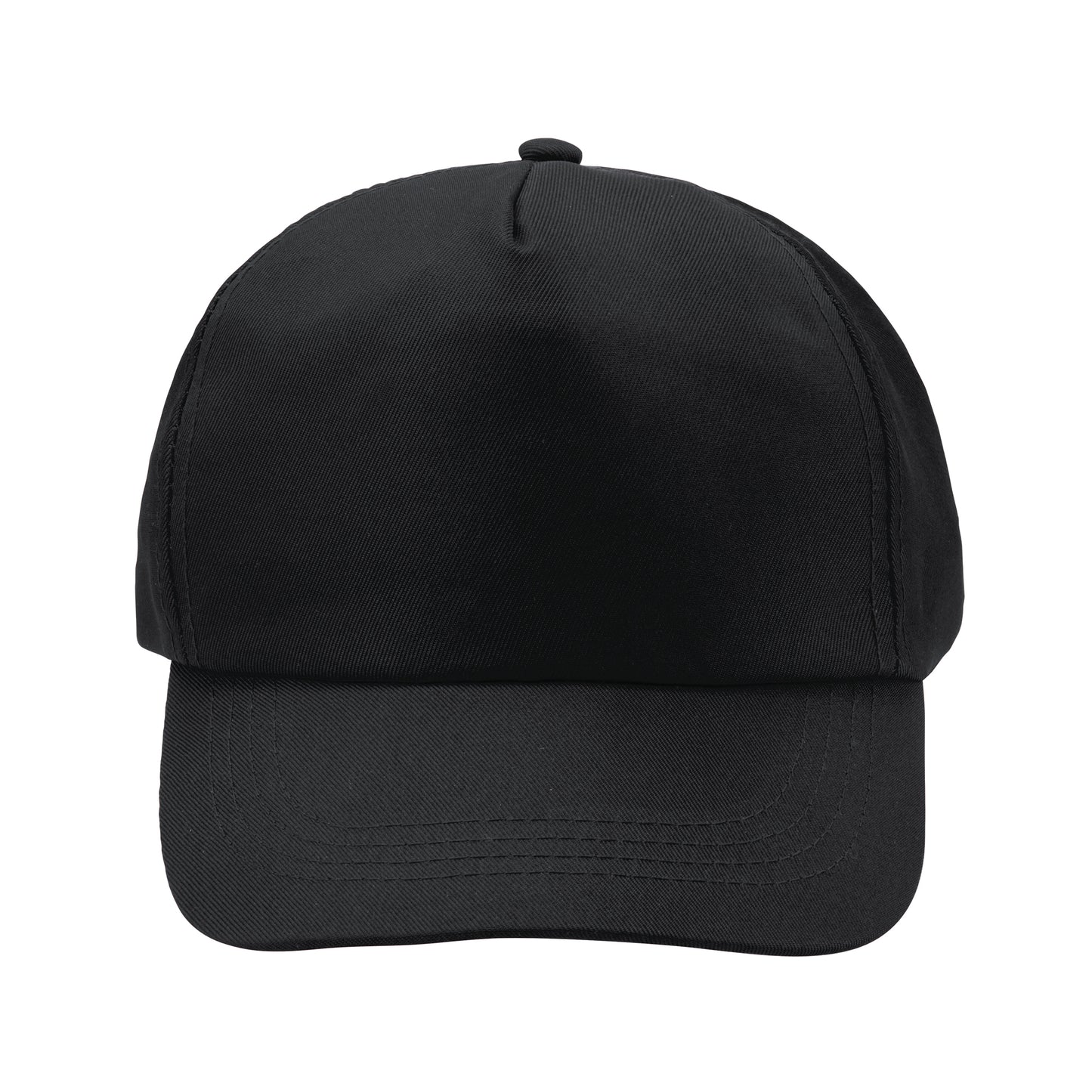 Gorra de RPET con 5 paneles. Cierre de velcro ajustable.