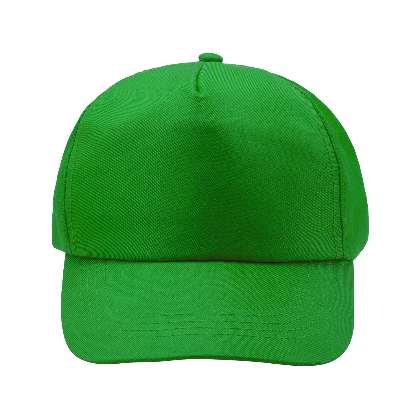 Gorra de RPET con 5 paneles. Cierre de velcro ajustable.