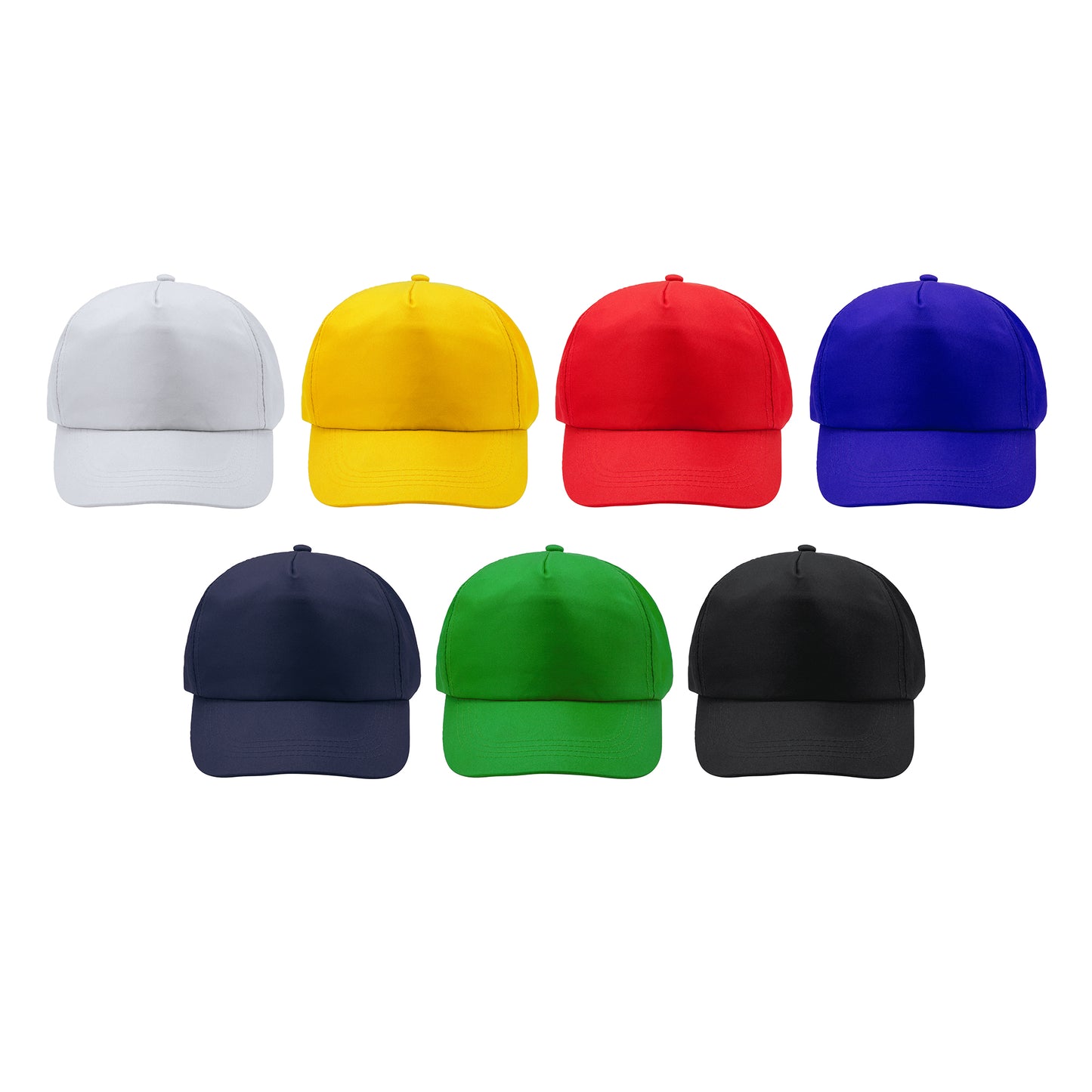 Gorra de RPET con 5 paneles. Cierre de velcro ajustable.