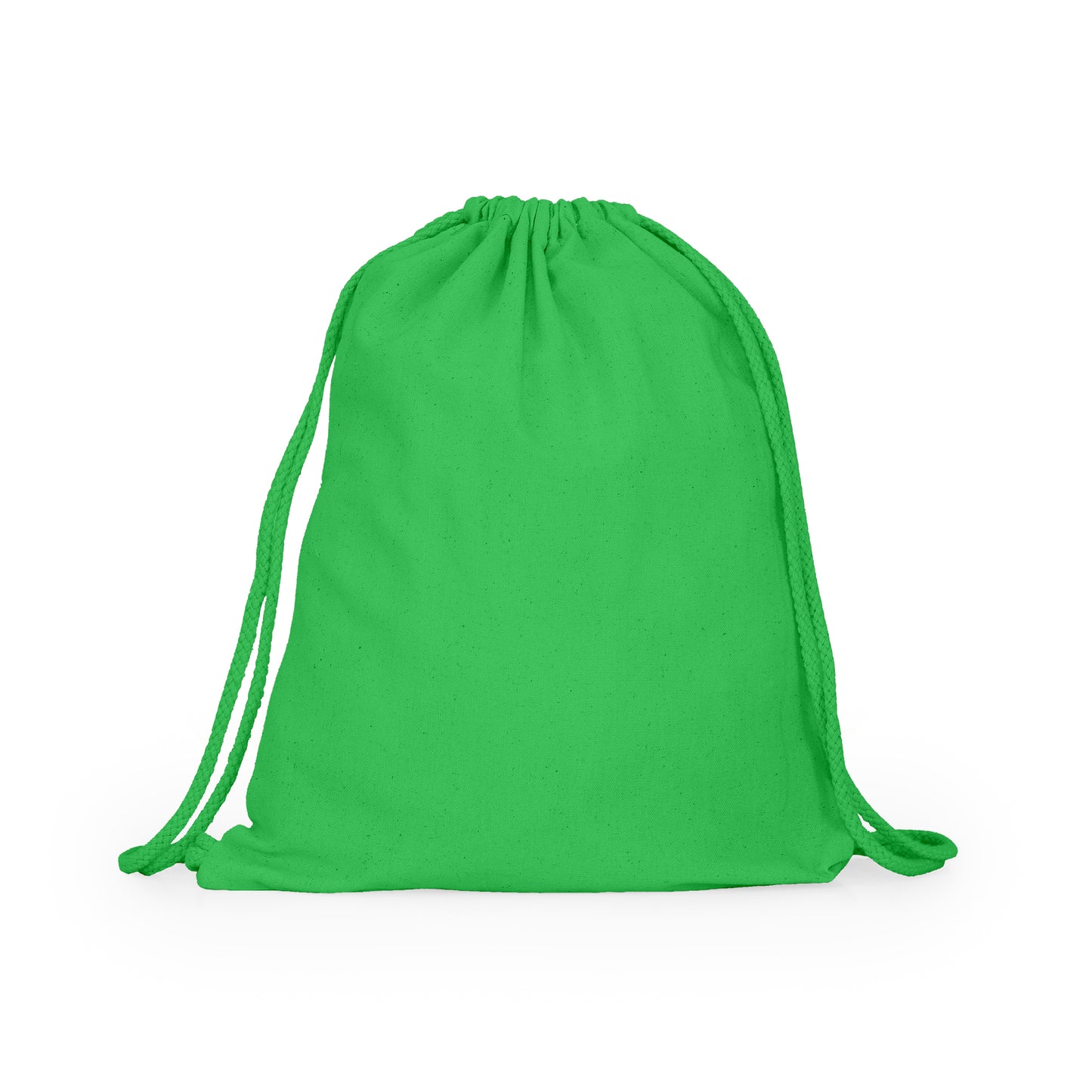Mochila 100% de algodón con cordones a juego. Disponible en varios colores.