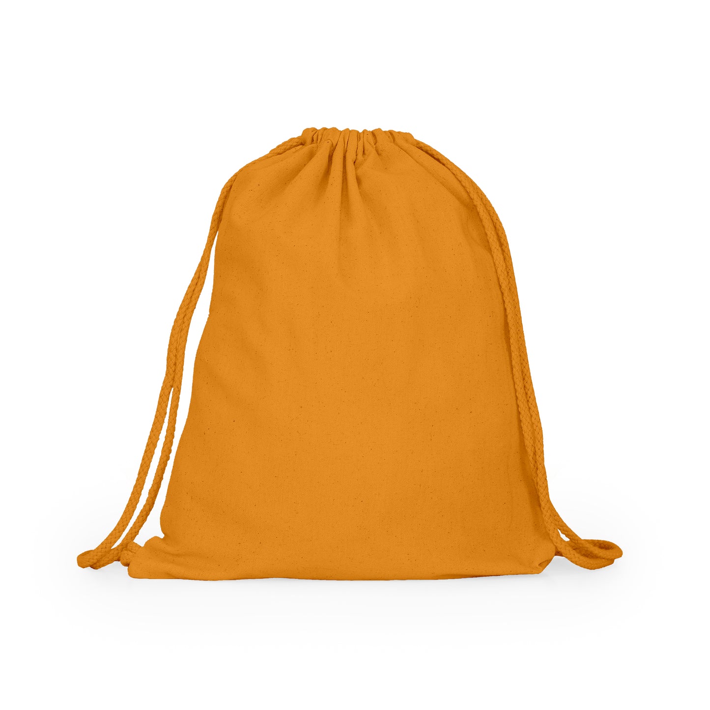 Mochila 100% de algodón con cordones a juego. Disponible en varios colores.