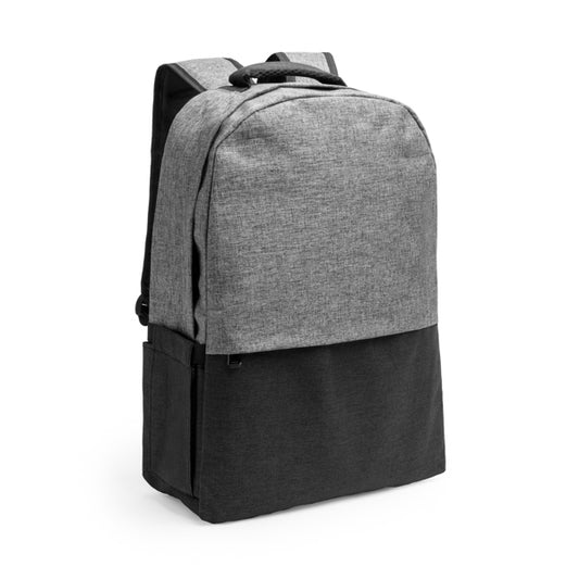 Mochila realizada en poliéster reciclado RPET 600D con diseño vigoré doble color