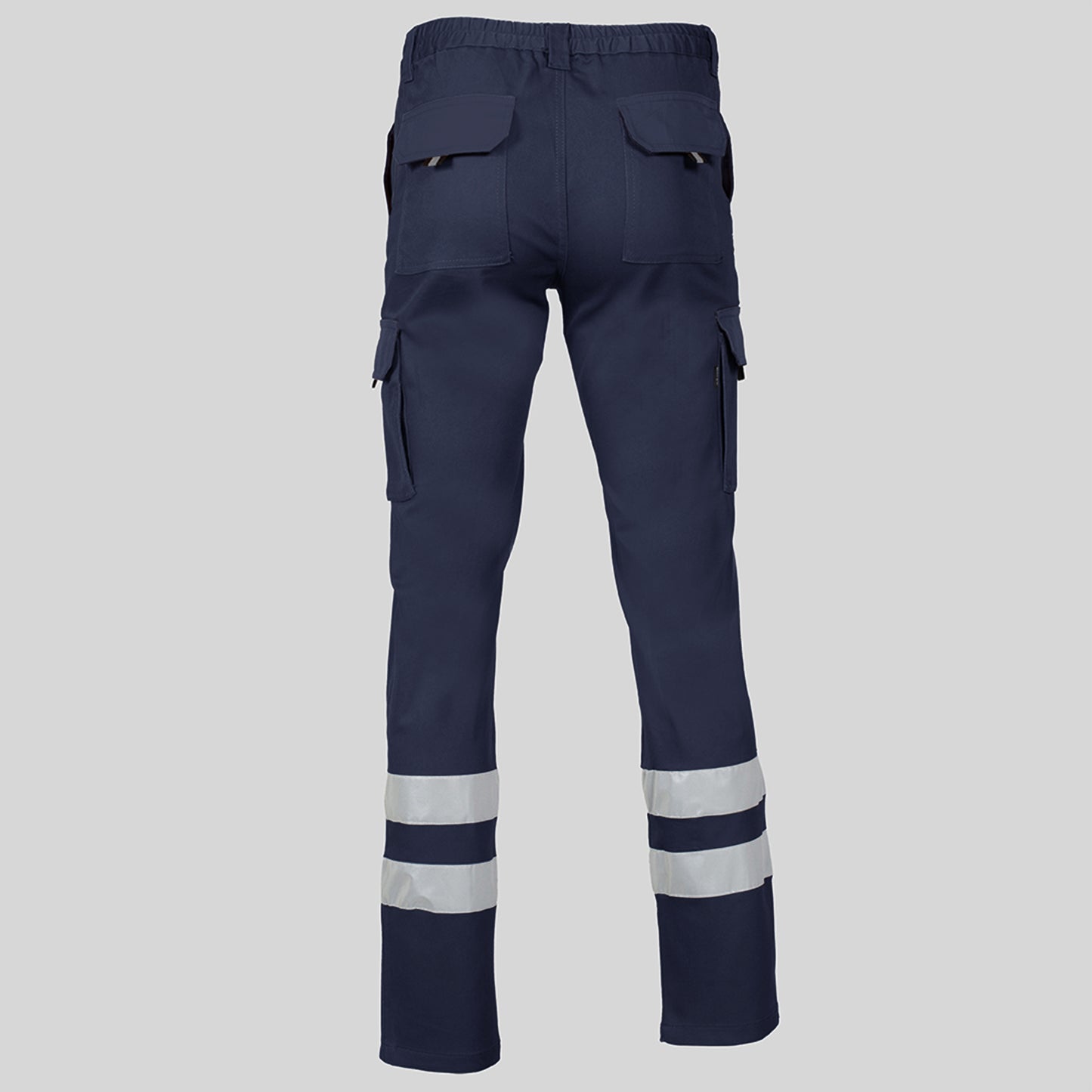 PANTALON UNISEX MULTIBOLSILLOS ELASTICO GAMO 2 BANDAS REFLECTANTES