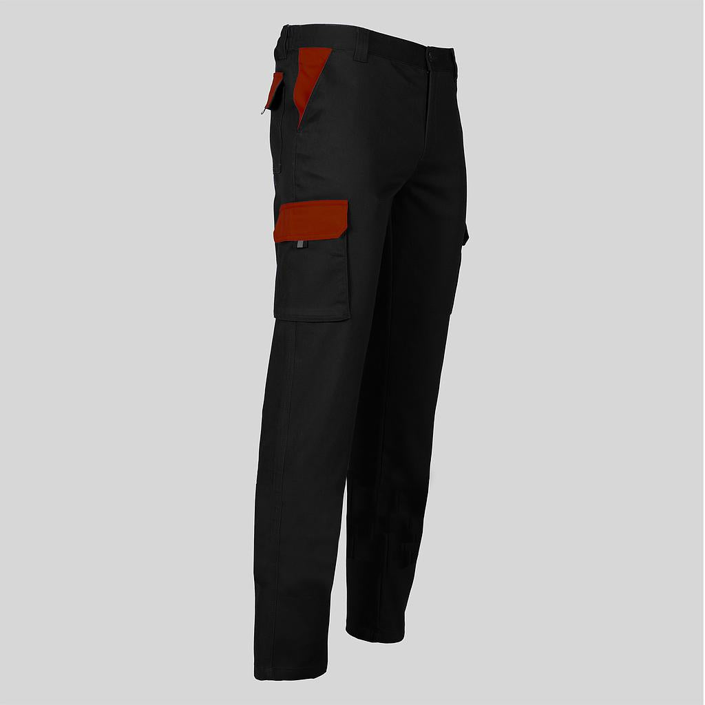 PANTALON UNISEX MULTIBOLSILLOS ELASTICO GAMO COMBINADO