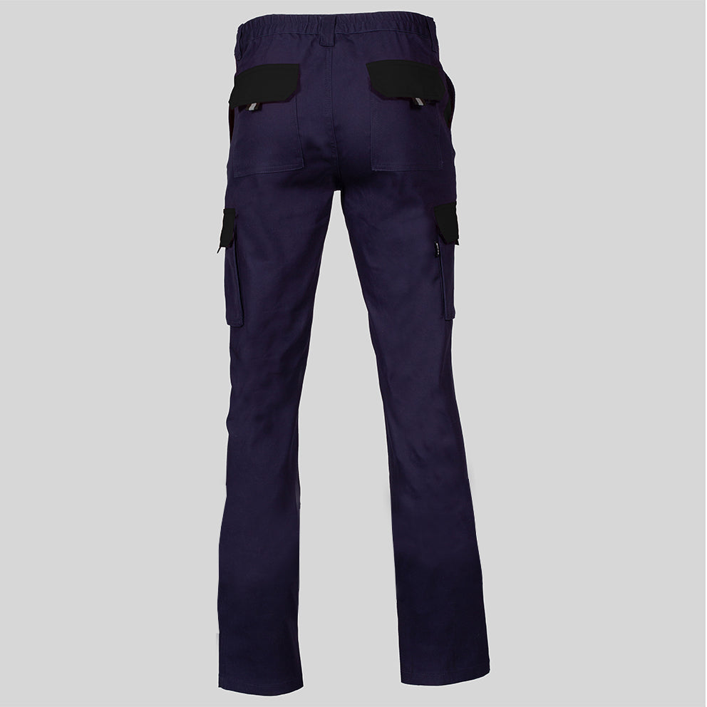 PANTALON UNISEX MULTIBOLSILLOS ELASTICO GAMO COMBINADO