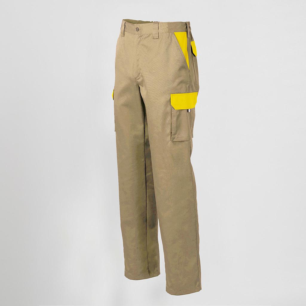 PANTALON UNISEX MULTIBOLSILLOS ELASTICO GAMO COMBINADO
