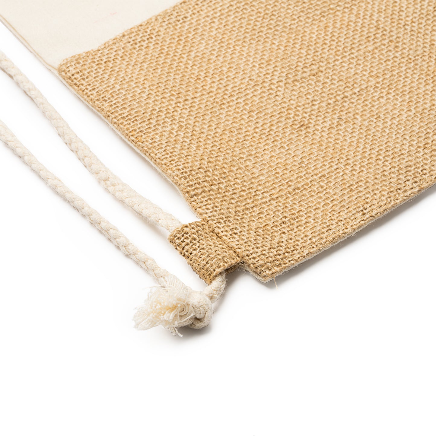 Mochila de cordones línea eco de algodón de 120 g/m² y yute