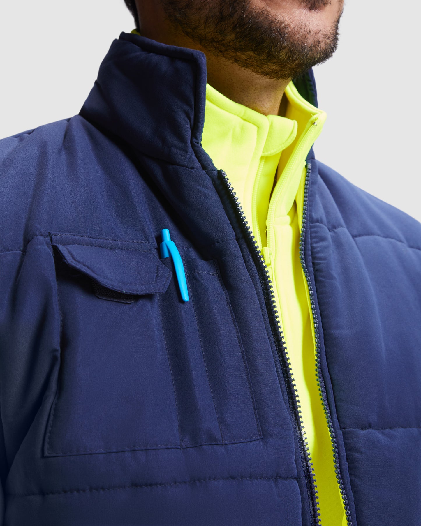 Chaleco reversible.