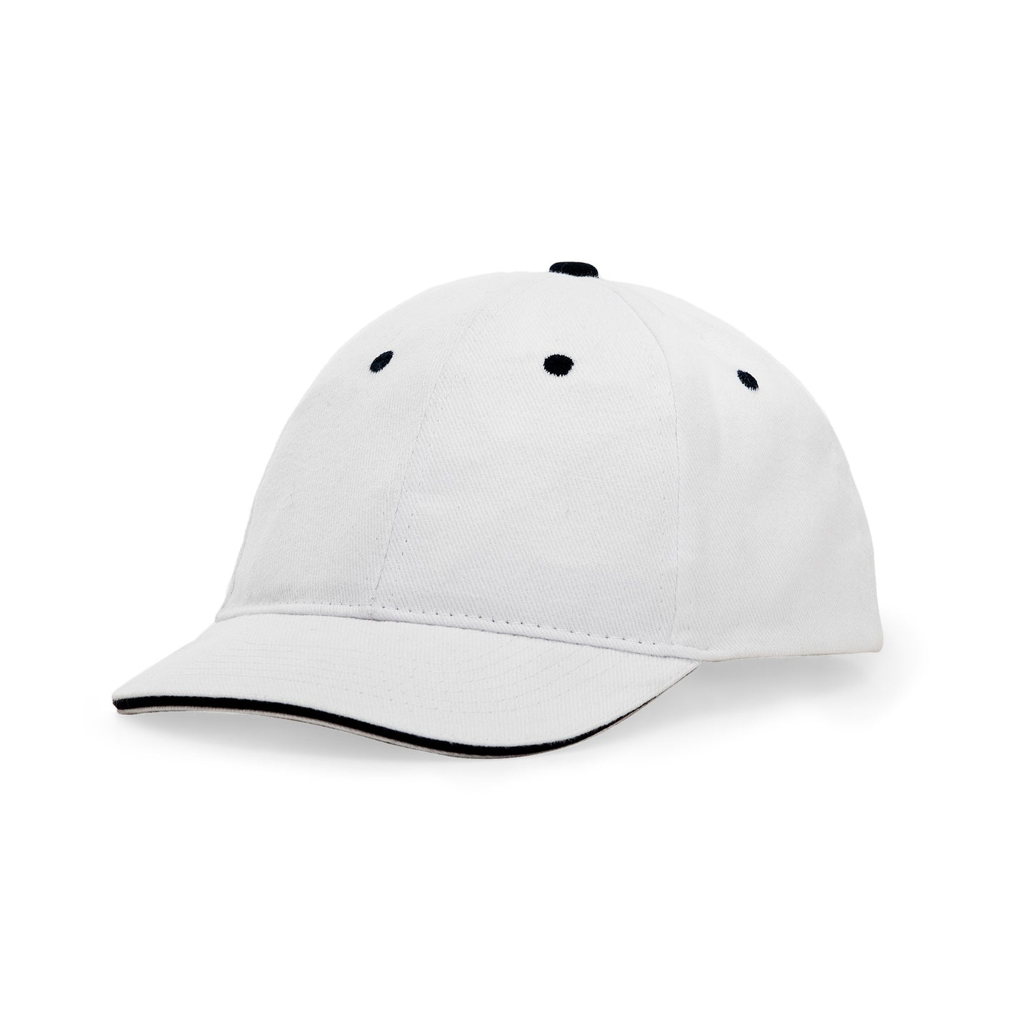 Gorra 6 paneles con sándwich a contraste.