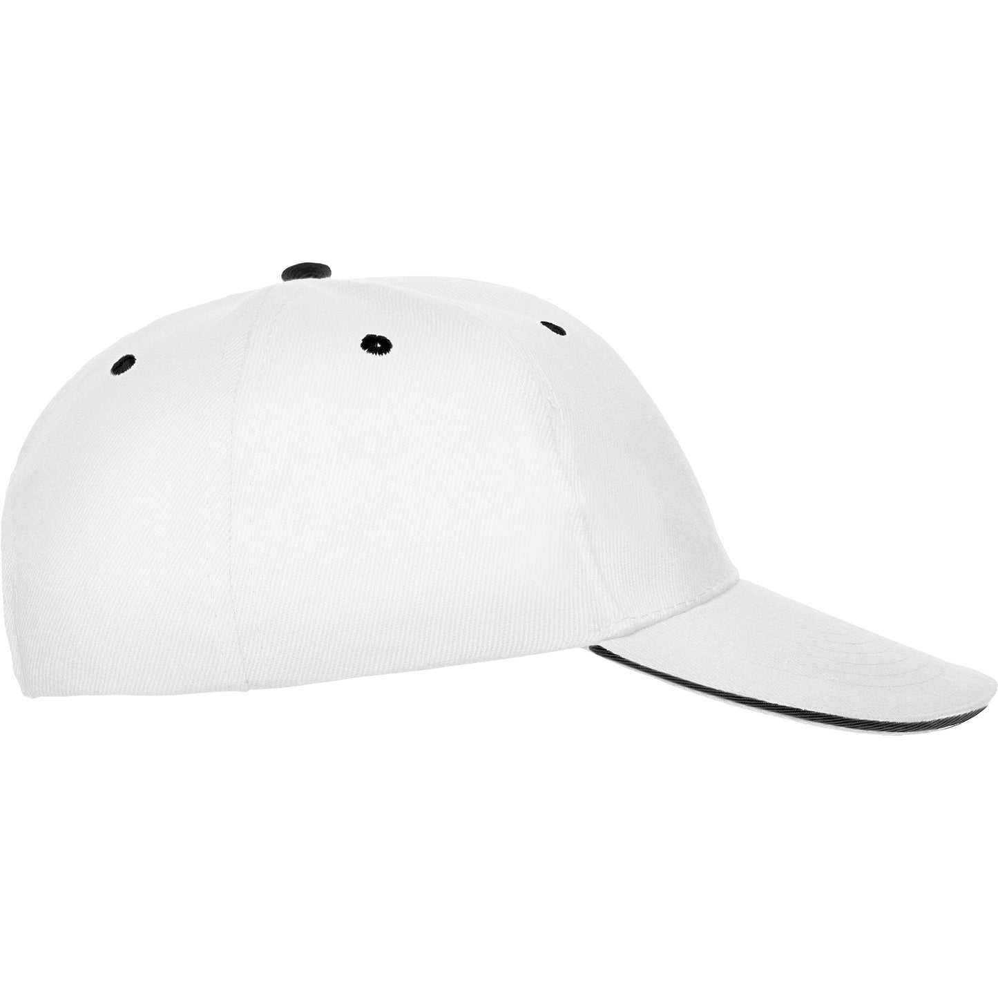 Gorra 6 paneles con sándwich a contraste.