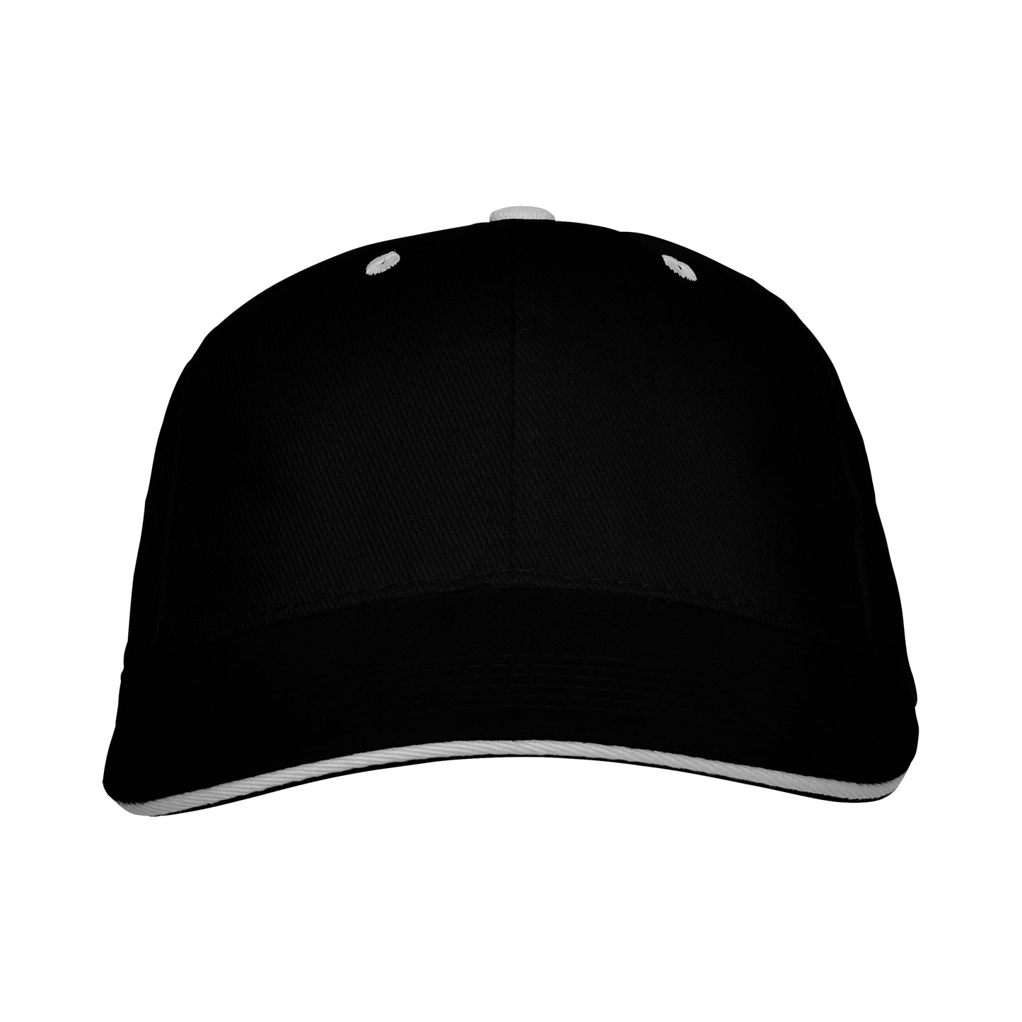 Gorra 6 paneles con sándwich a contraste.