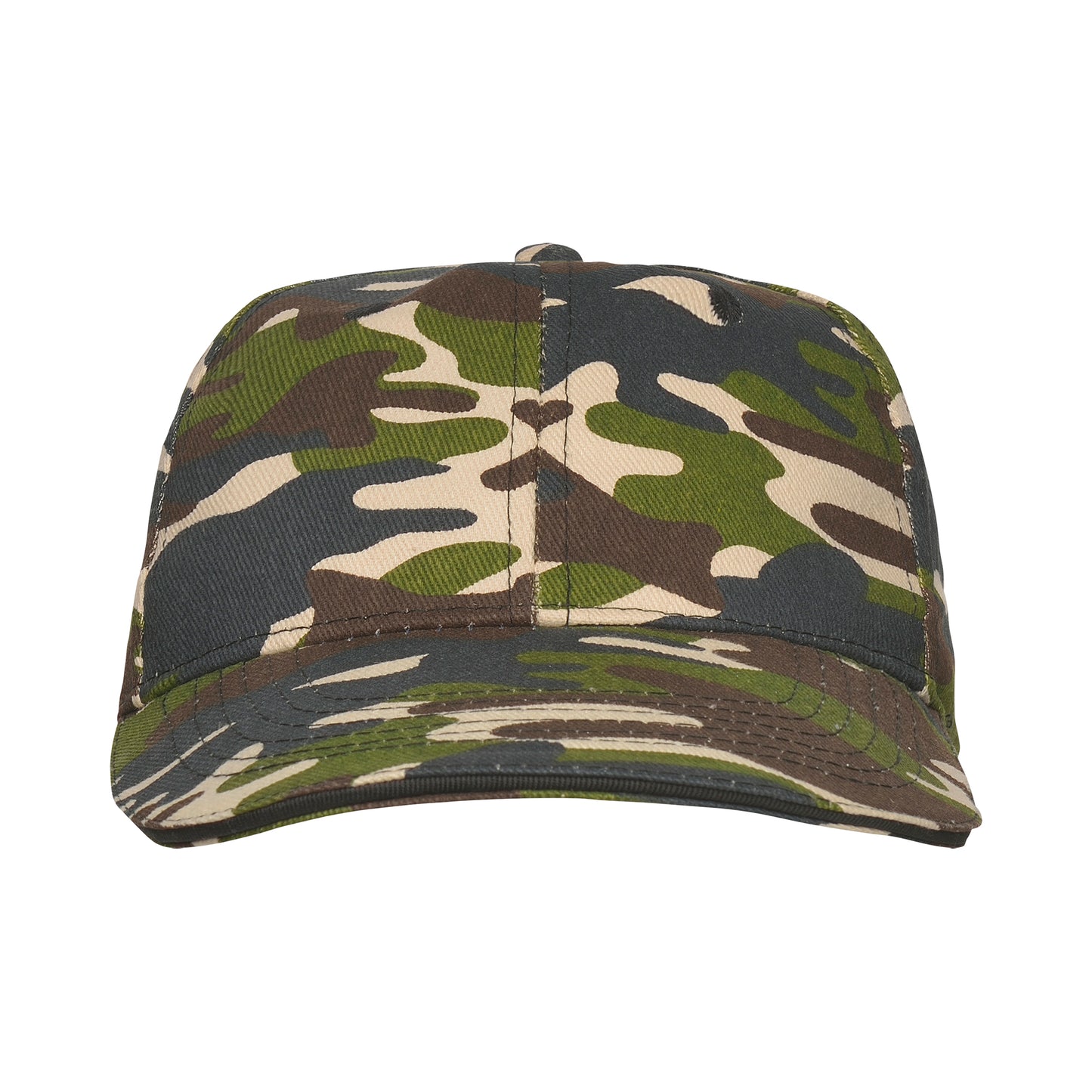Gorra 6 paneles con sándwich a contraste.