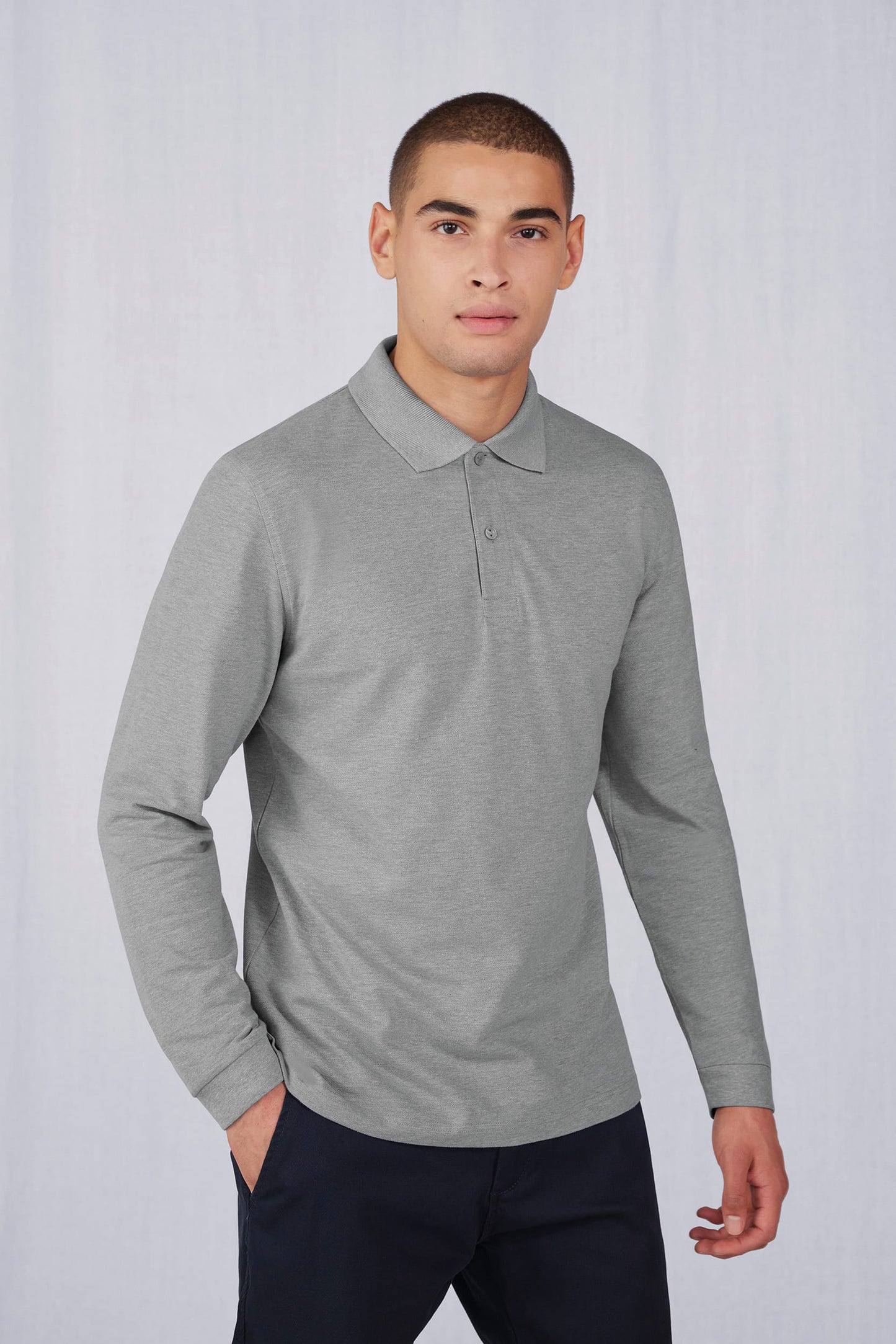 MY POLO 210 manga larga Hombre B&C CGPU427
