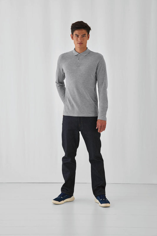 Polo manga larga hombre B&C
