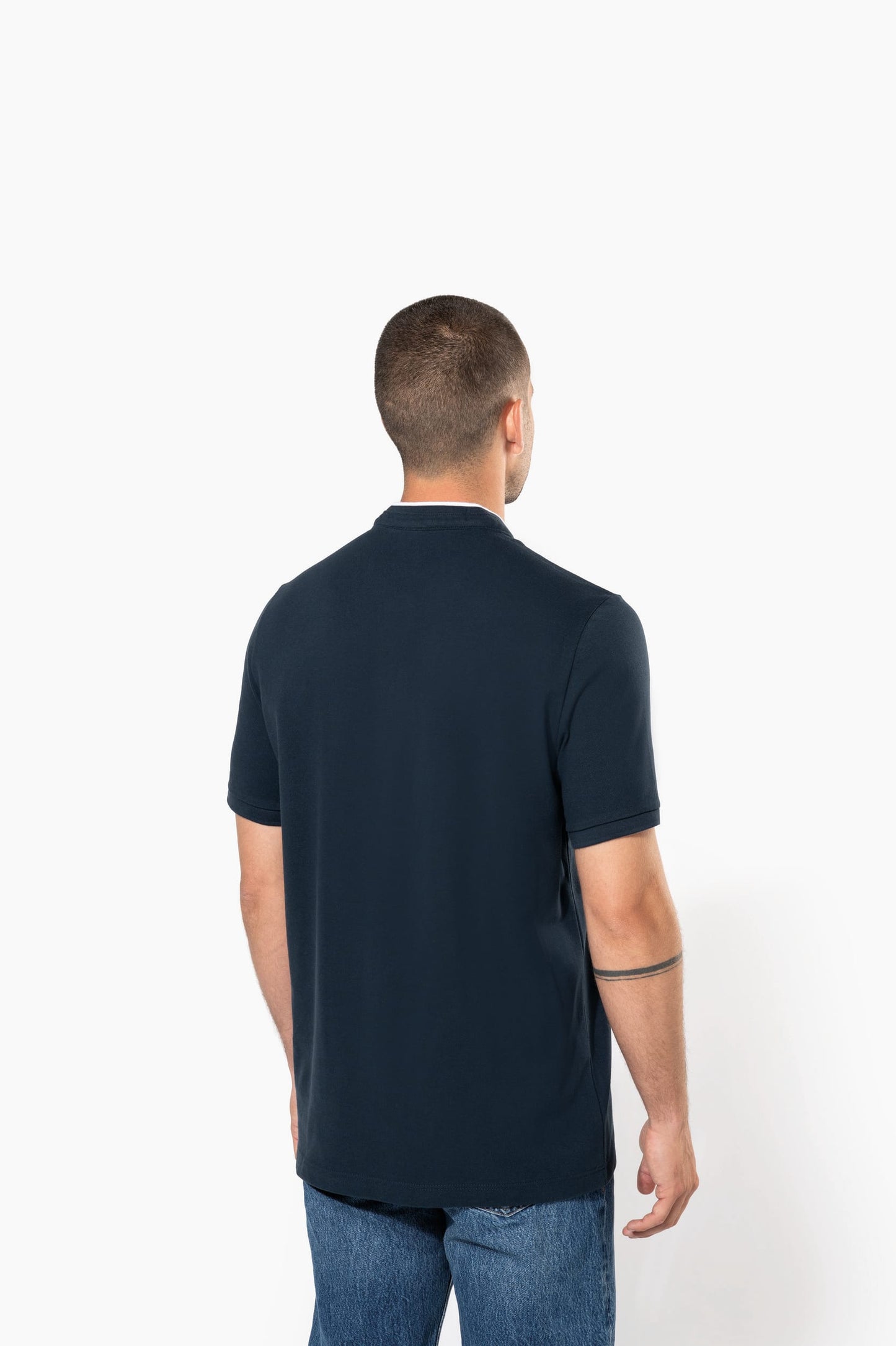 Polo con cuello mao manga corta hombre Kariban K223