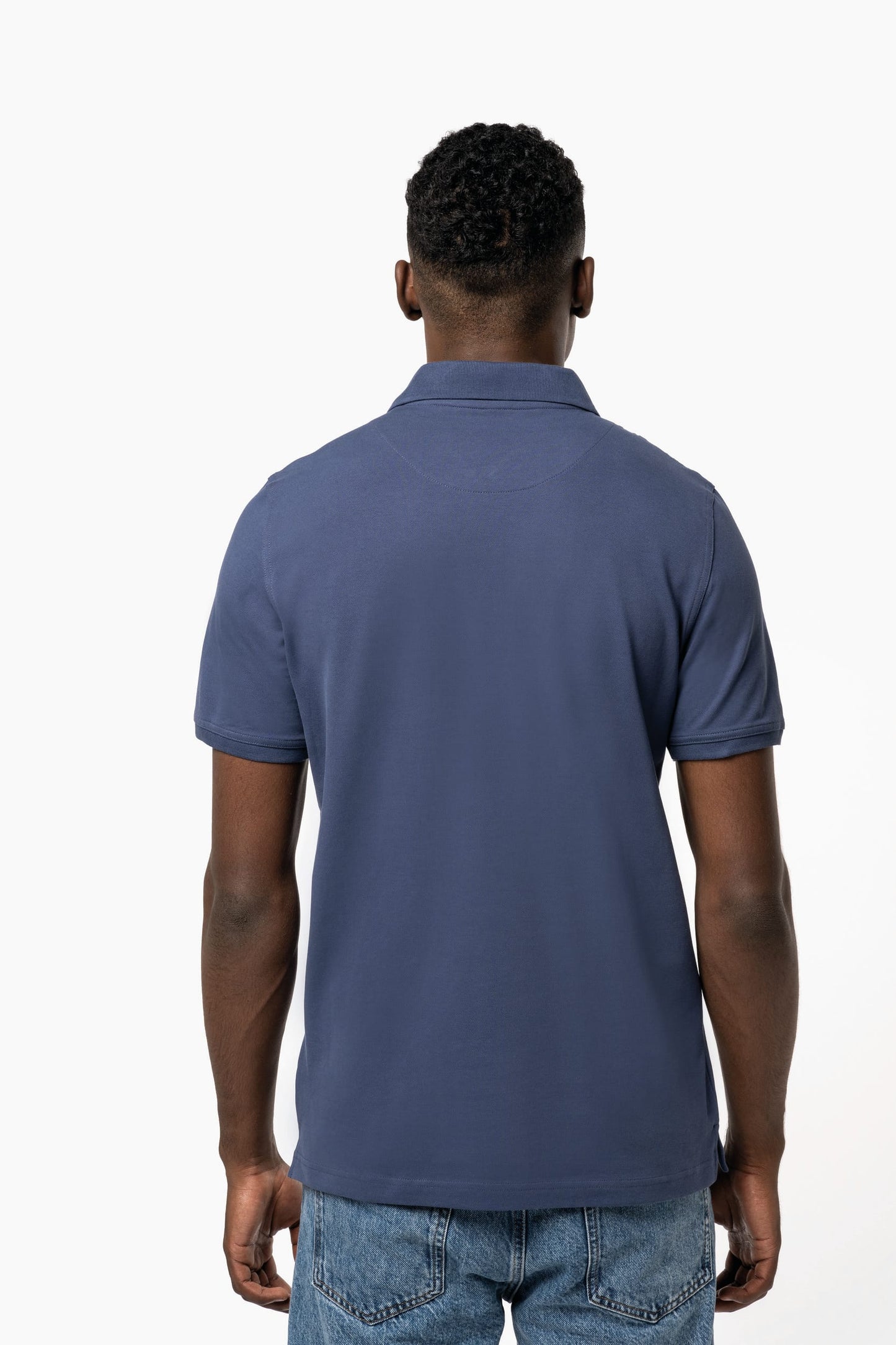 Polo de punto piqué manga corta hombre Kariban K239