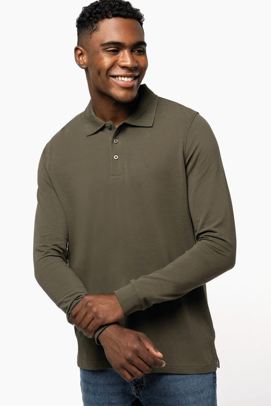 Polo manga larga hombre Kariban K243