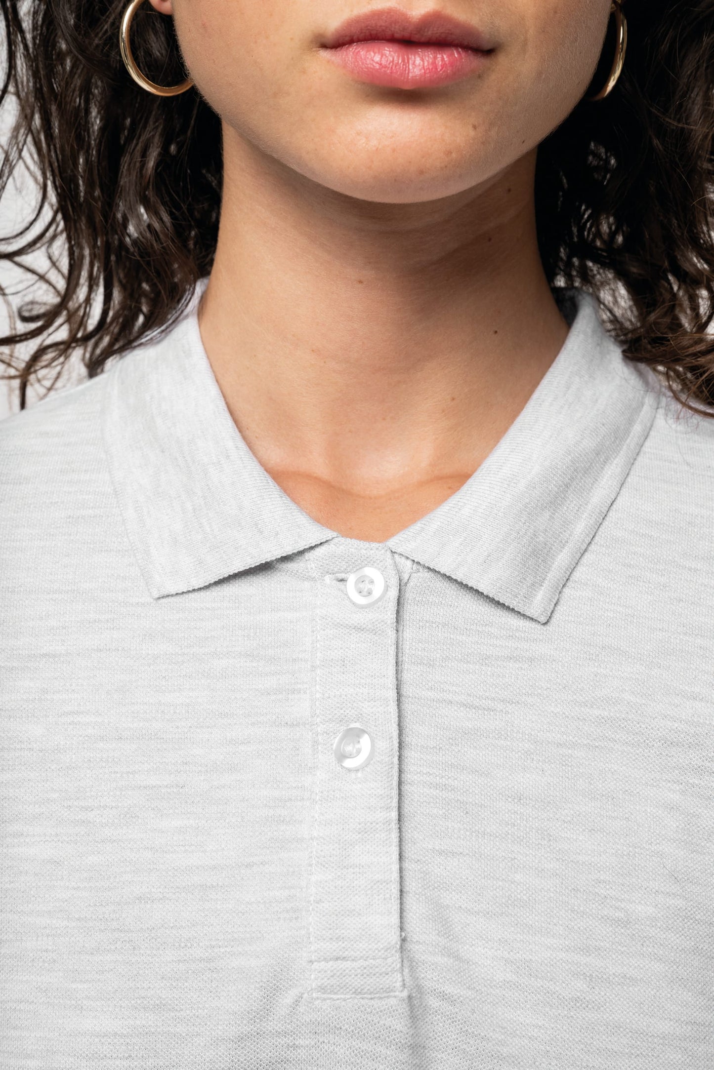 Polo manga larga mujer Kariban K244