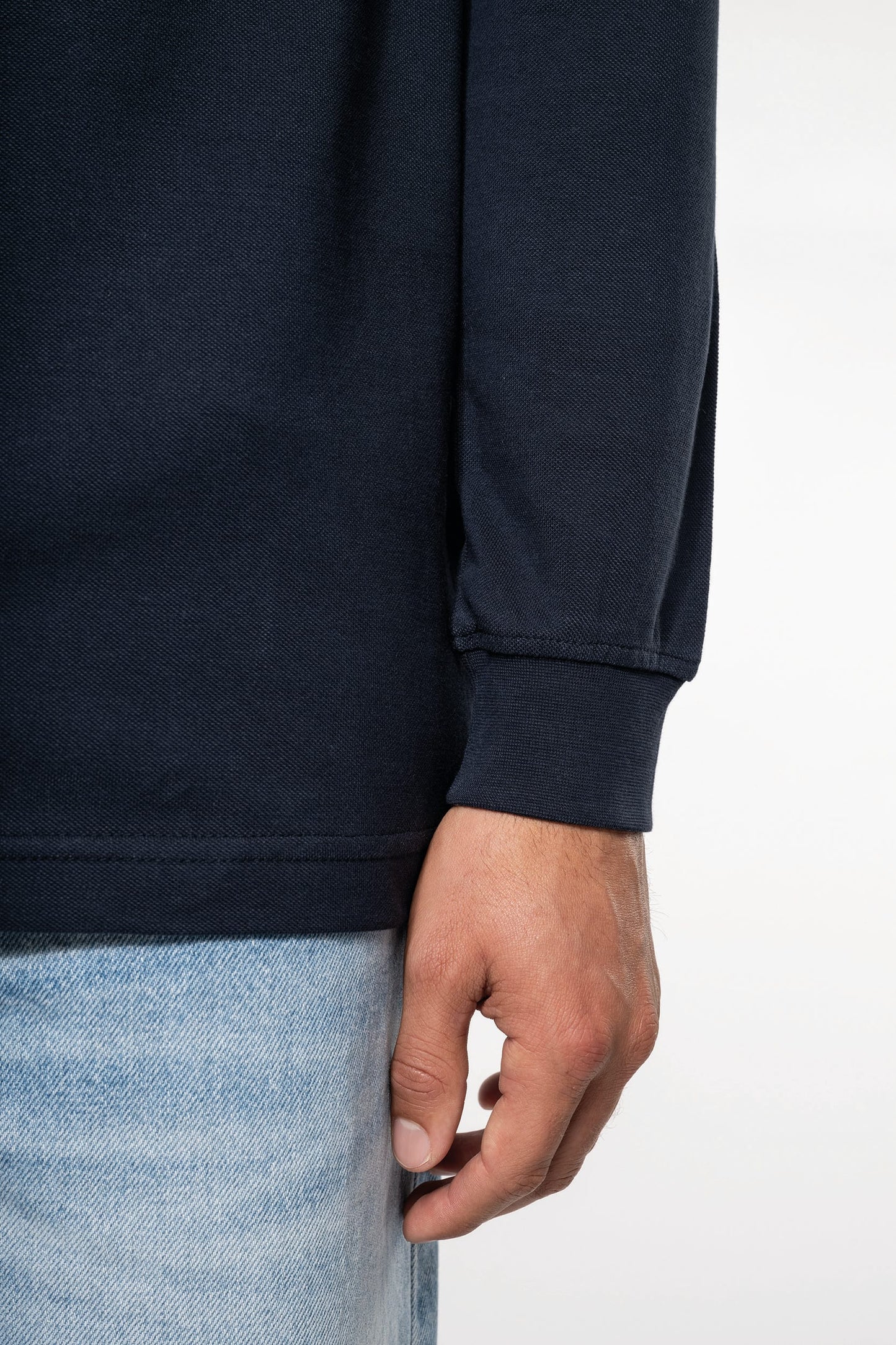 Polo piqué de manga larga de hombre Kariban K256