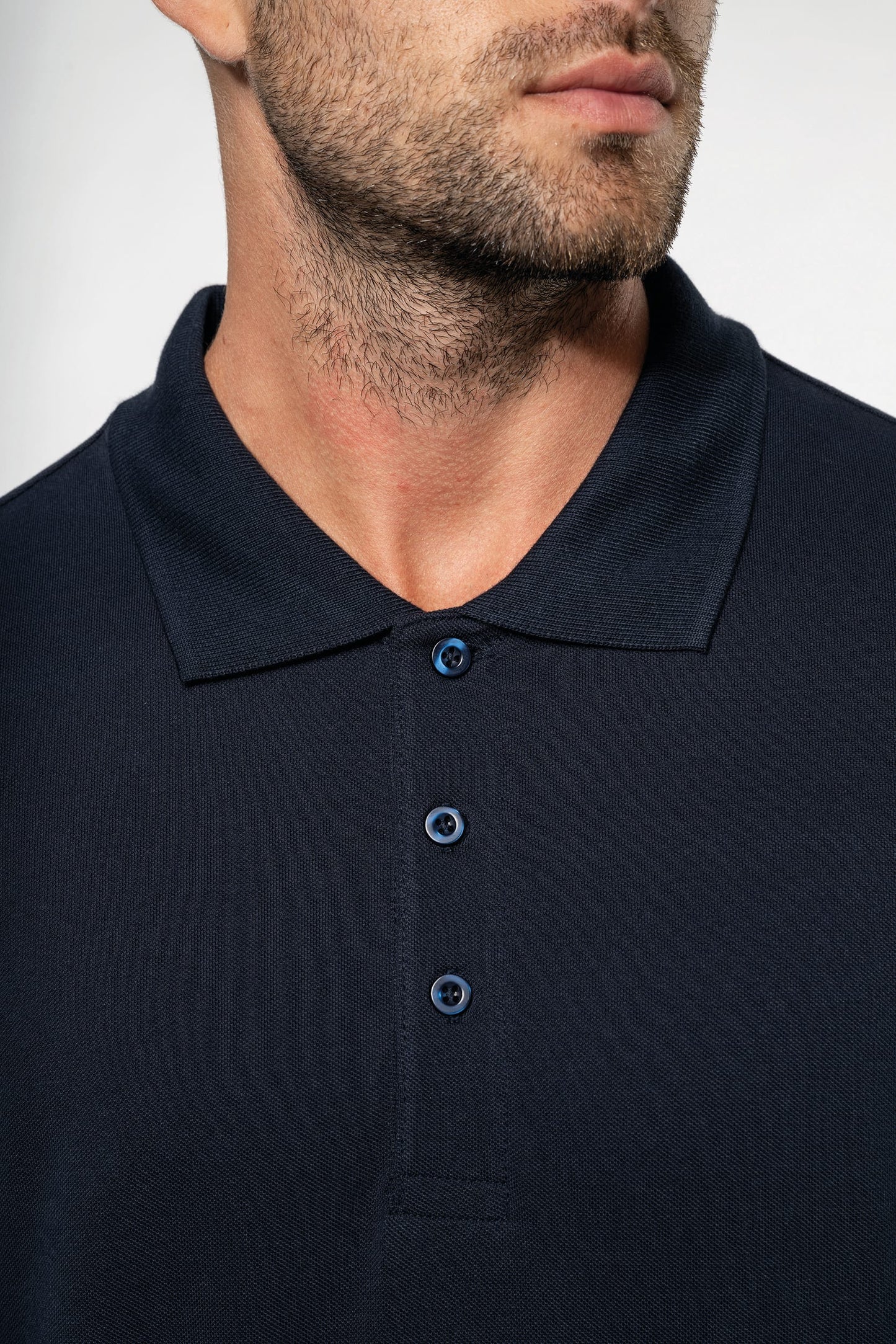 Polo piqué de manga larga de hombre Kariban K256